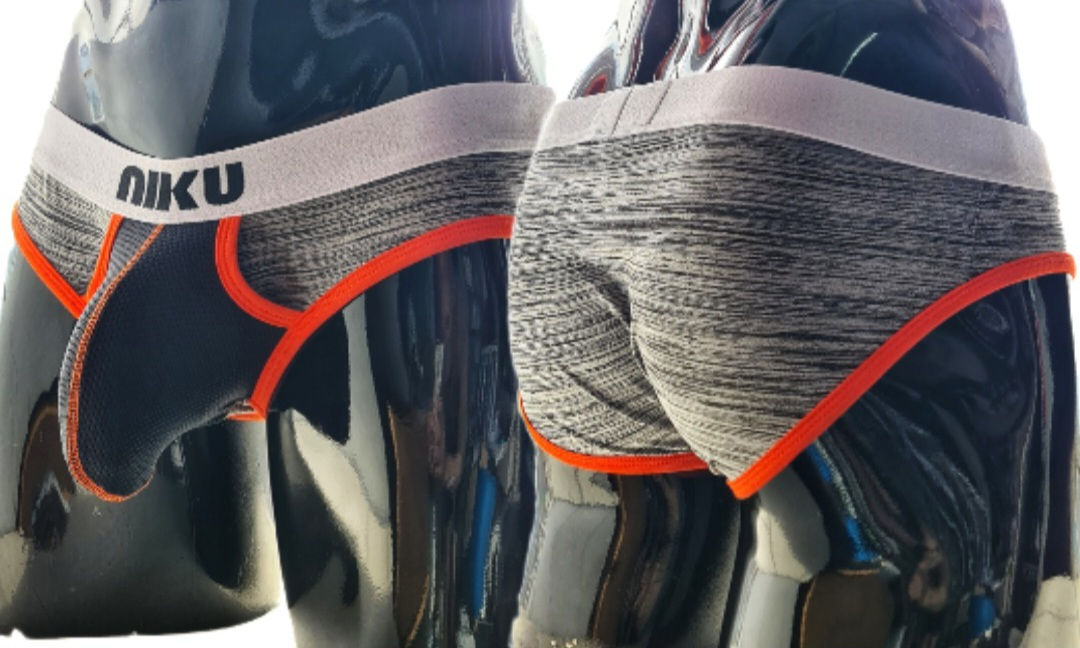 HAPPY BRIEFS- sports grey