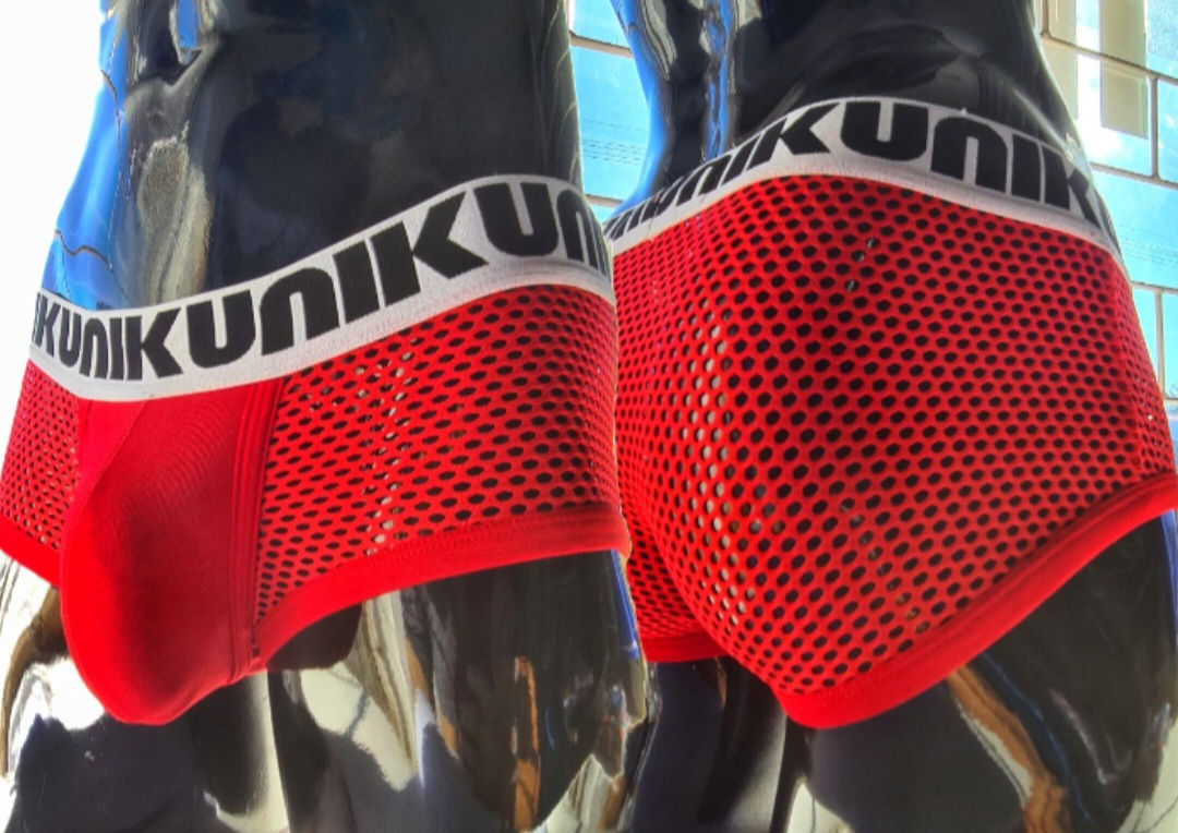 RED NET SHORT TRUNKS 