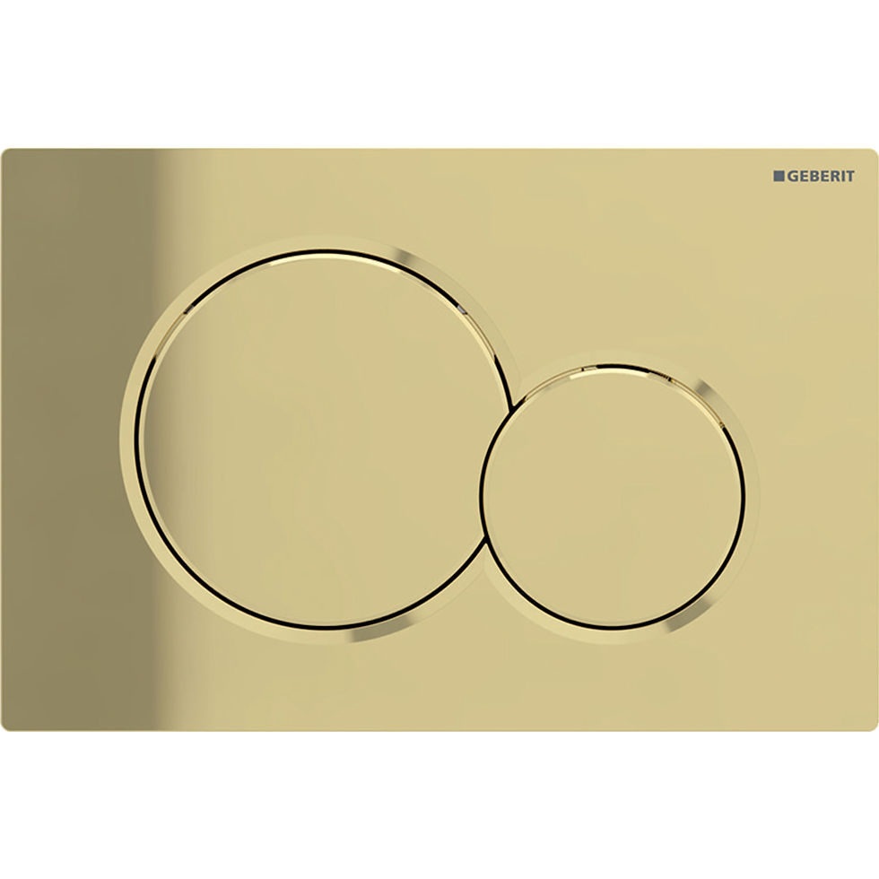 Plaque Sigma01 Geberit référence 115.770.DT.5 matière Laiton