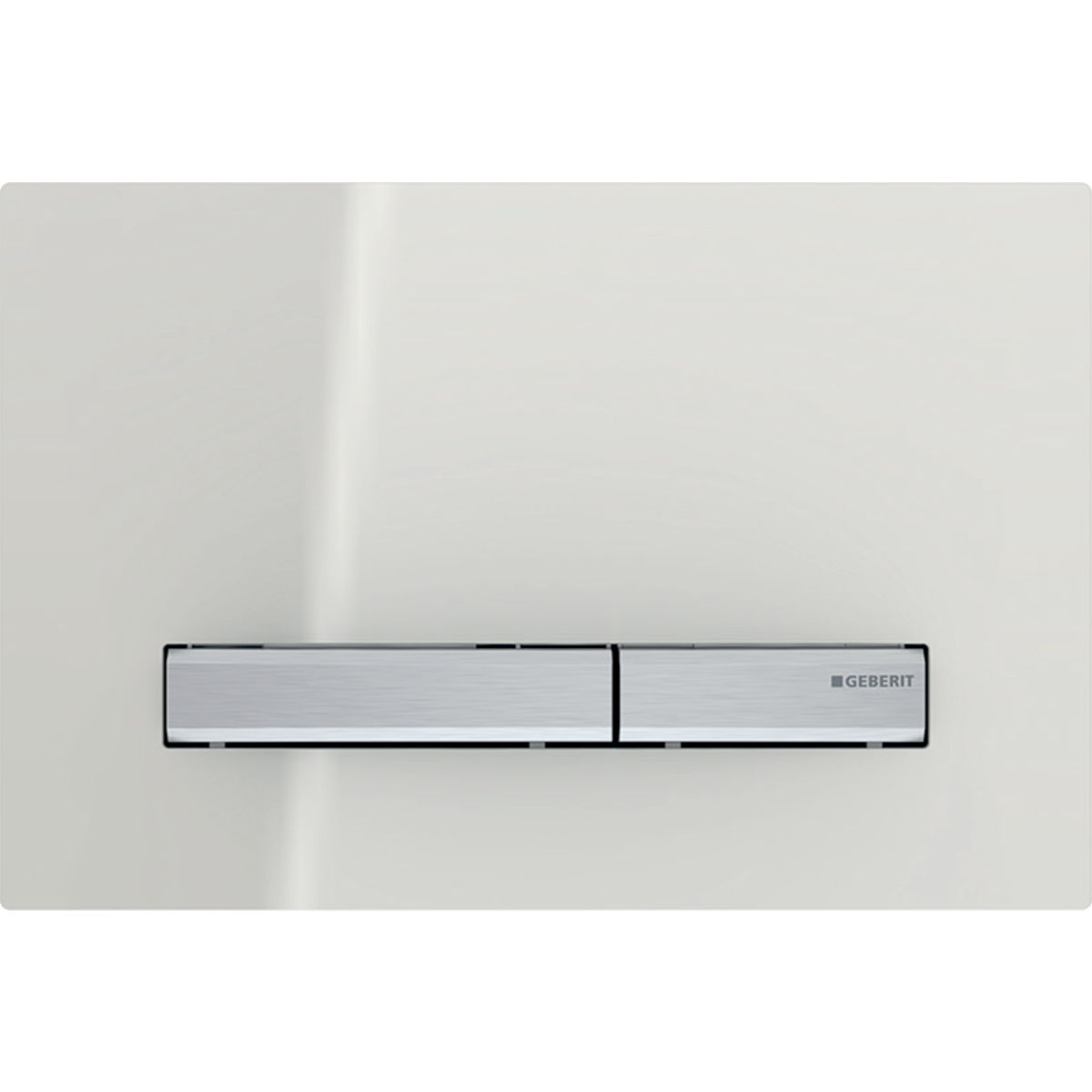 Plaque Sigma50 Geberit | Réf: 115.788.JL.2 | Chromé, Sable gris