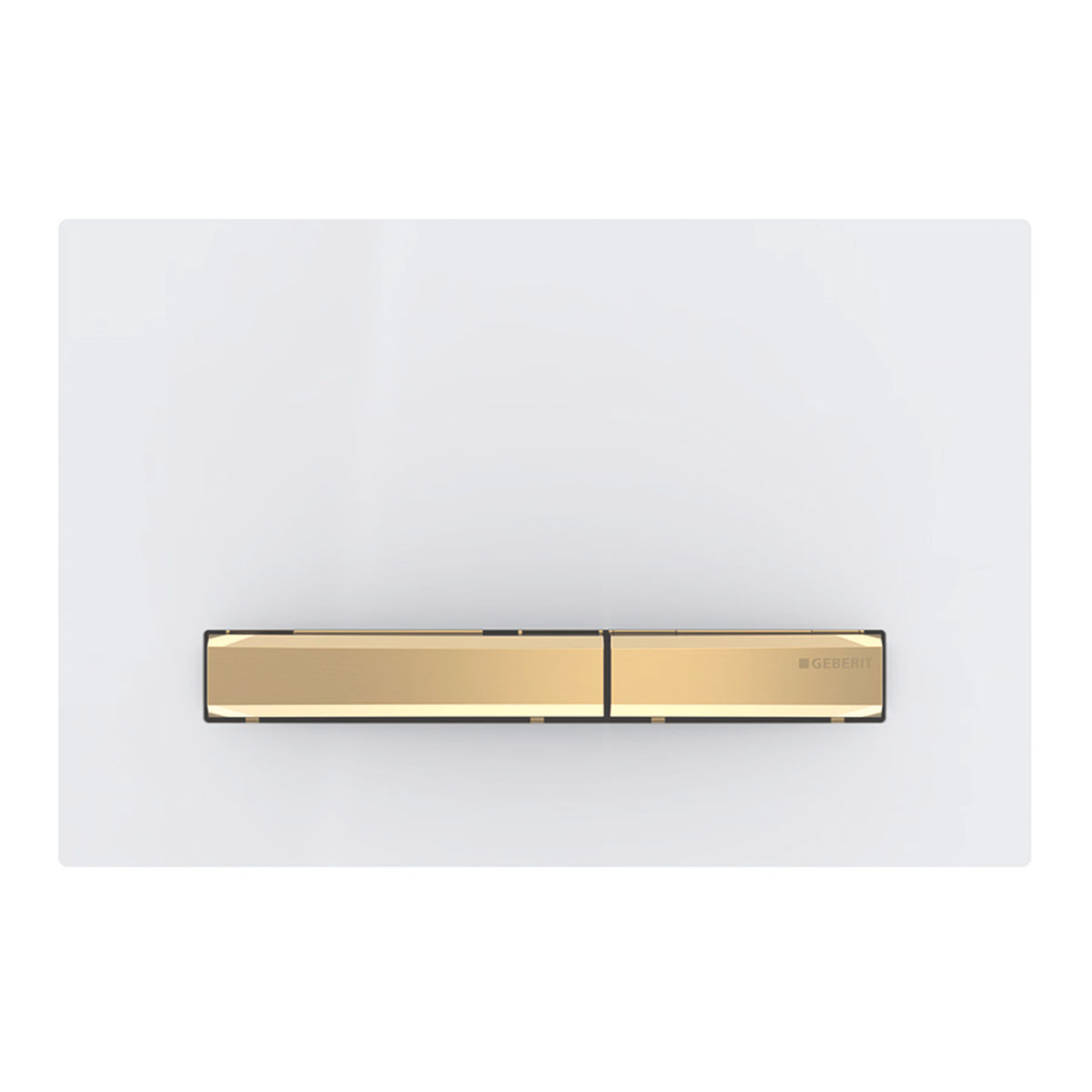 Plaque Sigma50 Geberit | Réf: 115.672.11.2 | Laiton, blanc