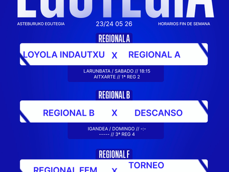 Horarios 23/05-24/05