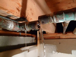 Broken Plumbing Pipe
