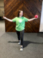 99. Walking with Medicine Ball with Head