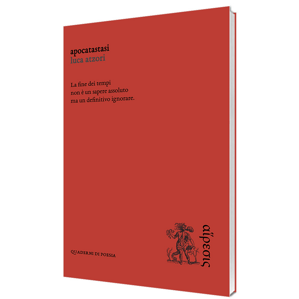 Presentazione libro "Apocatastasi" di Luca Atzori