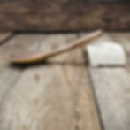 Thumbnail: Small Two-Tone Walnut Serving Spoon