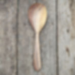 Thumbnail: Small Two-Tone Walnut Serving Spoon
