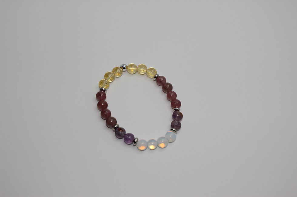 Thumbnail: Citrine,Strawberry Quartz, Amethyst,Opalite (Custom Order)