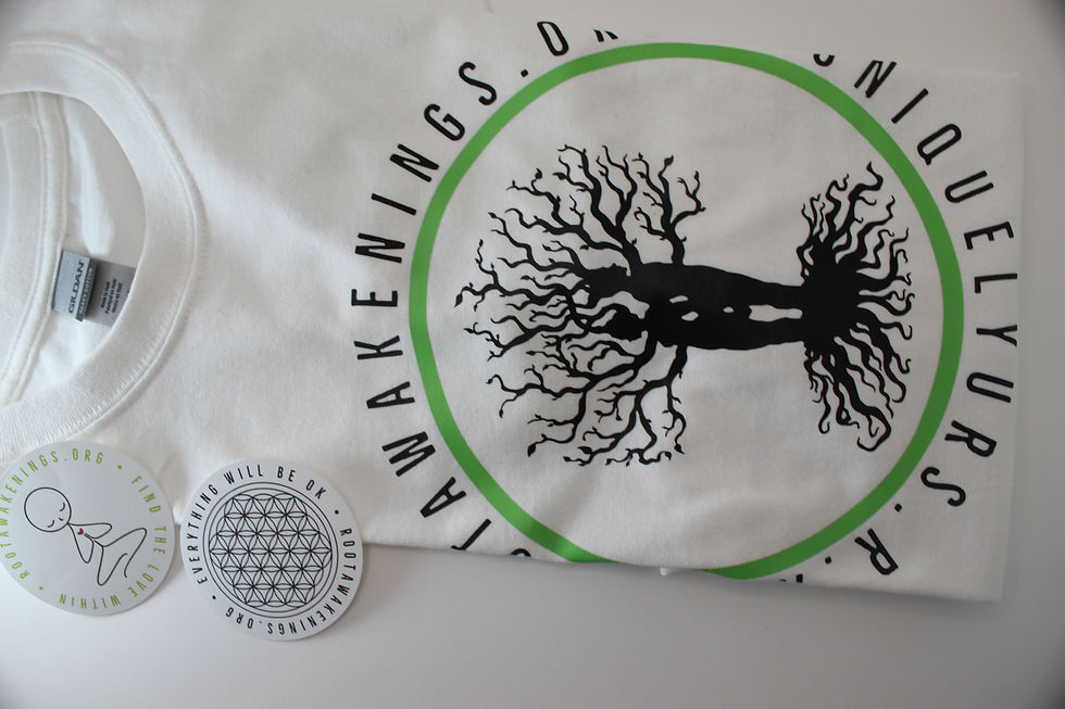 Thumbnail: Root Awakenings Shirt (Unity Tree Logo White)