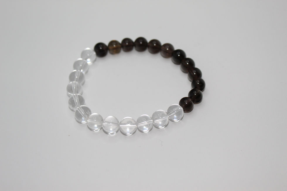 Thumbnail: Clear Quartz and Smokey Quartz (Clearing)