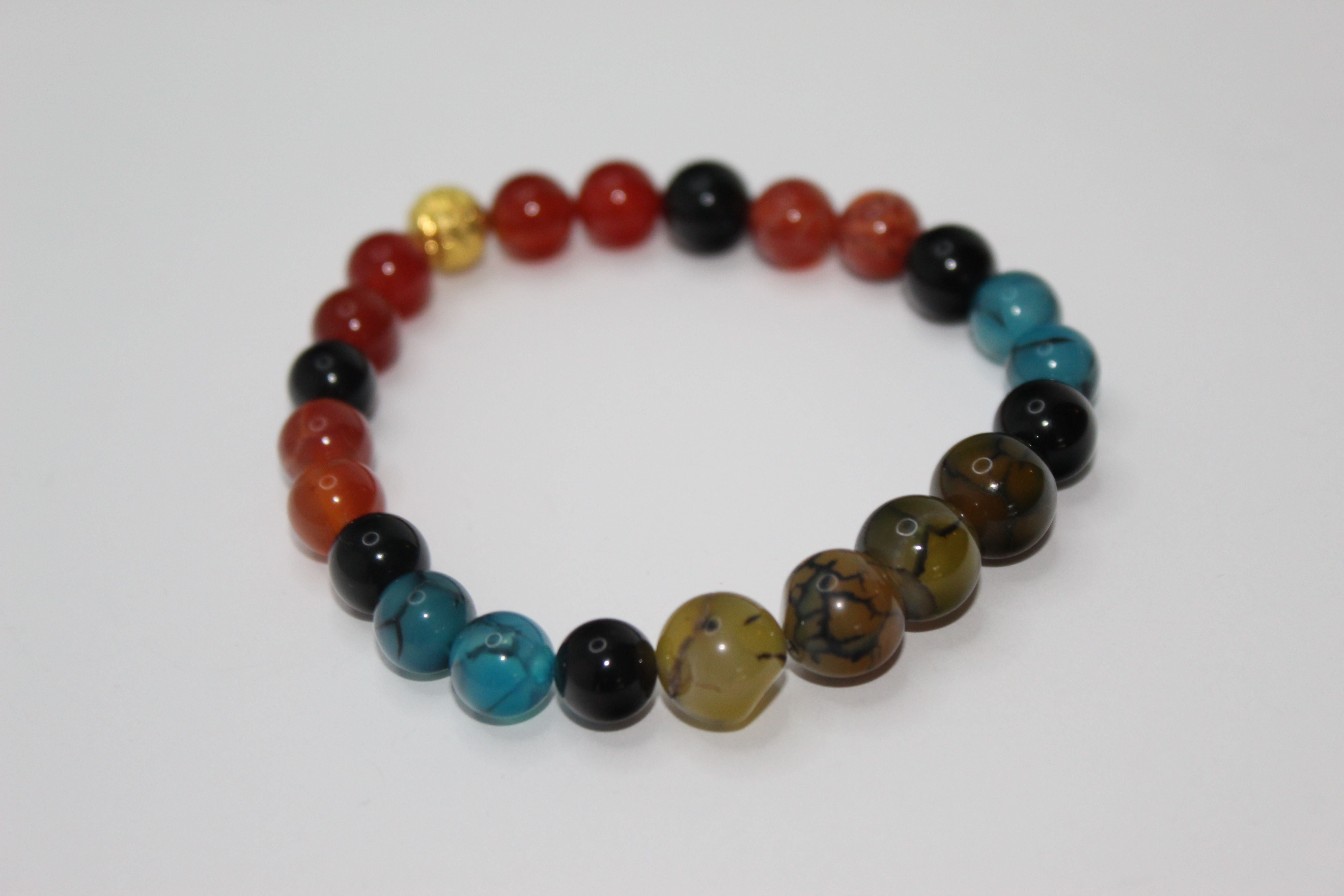 Blue and Green Dragon's Vein Agate,Fire Agate, Carnaline, Onxy/ Custom Order