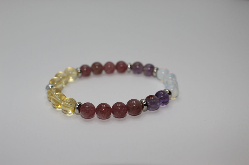 Thumbnail: Citrine,Strawberry Quartz, Amethyst,Opalite (Custom Order)