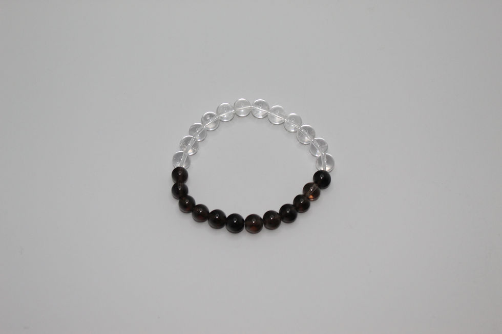 Thumbnail: Clear Quartz and Smokey Quartz (Clearing)