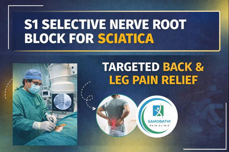 S1 Selective Nerve Root Block for Sciatica and Back Pain in Kolkata