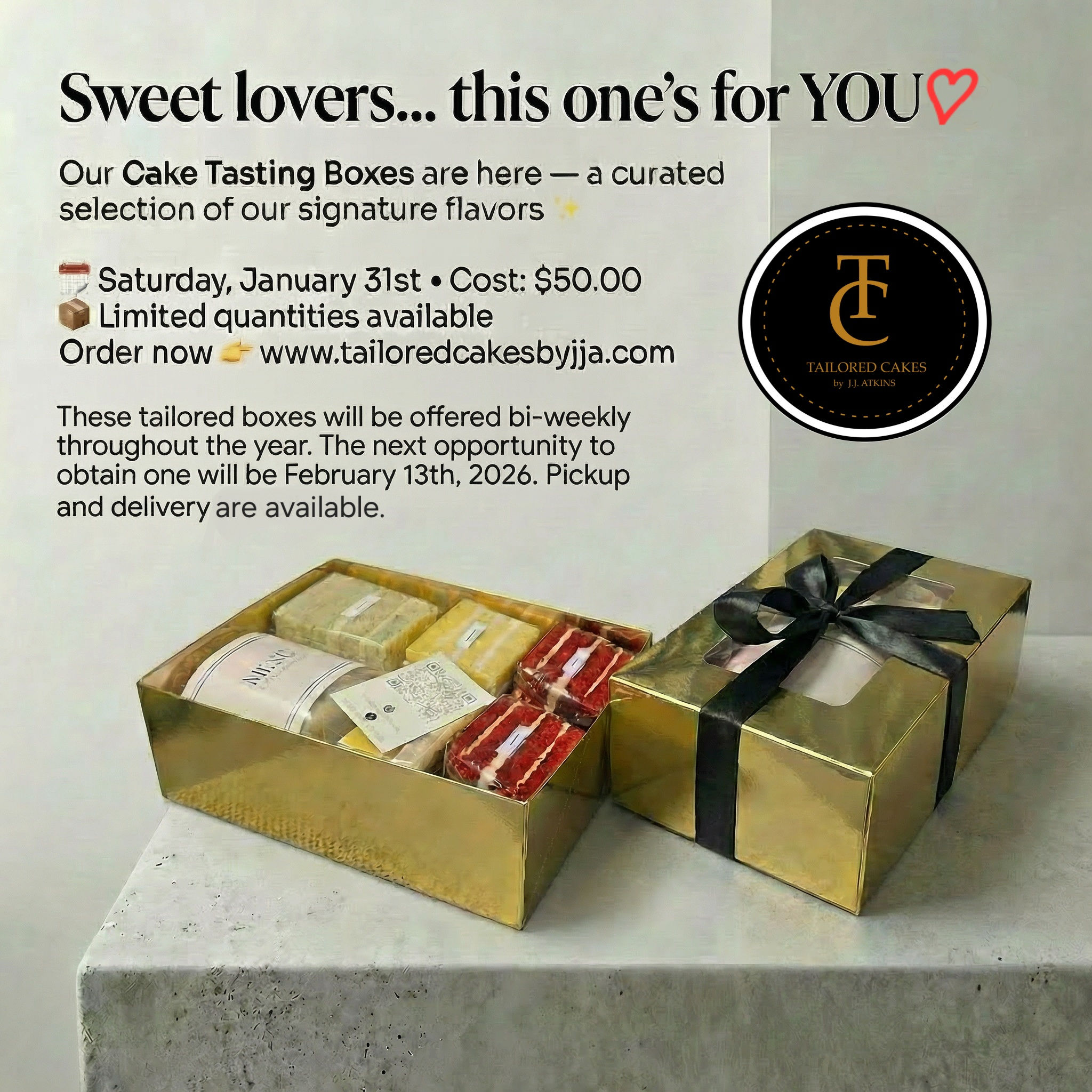 Tailored Tasting Box Experience