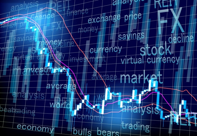 Financial product price chart