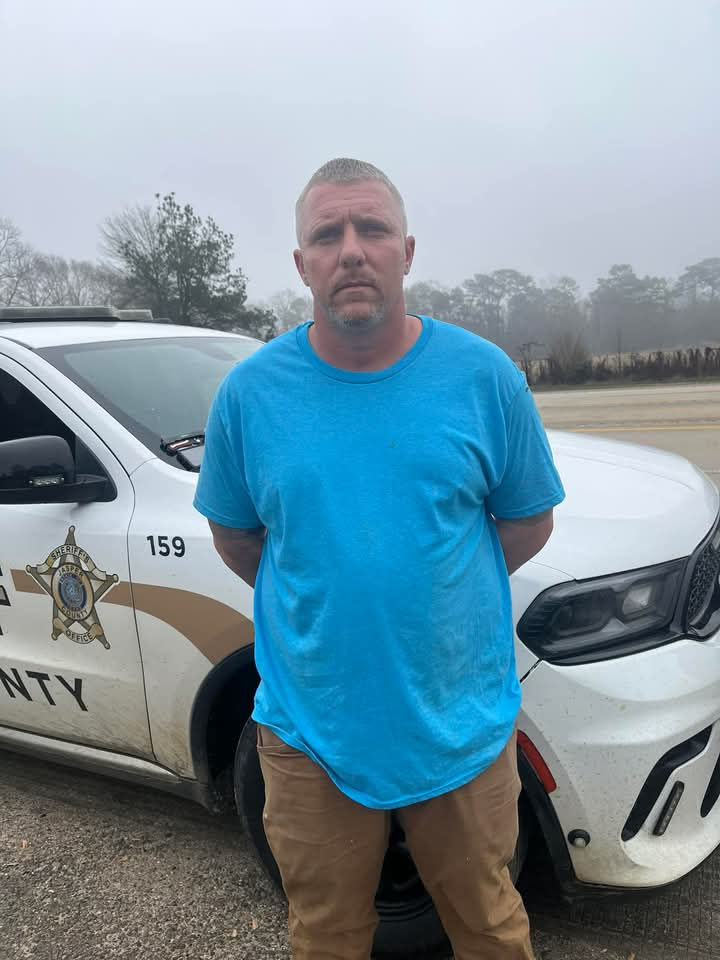 41-year-old James Tyler Chapman of Bridge City -image courtesy of Jasper County Sheriff's Office