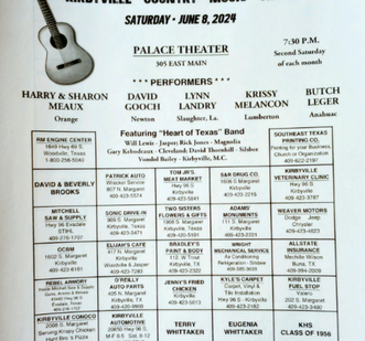 Kirbyville County Music Show!