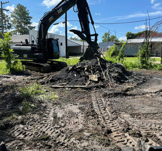 Lots of clean-up work being done in Kirbyville lately
