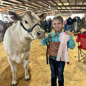 Jasper County Jr Livestock Show Kirbyville FFA winners