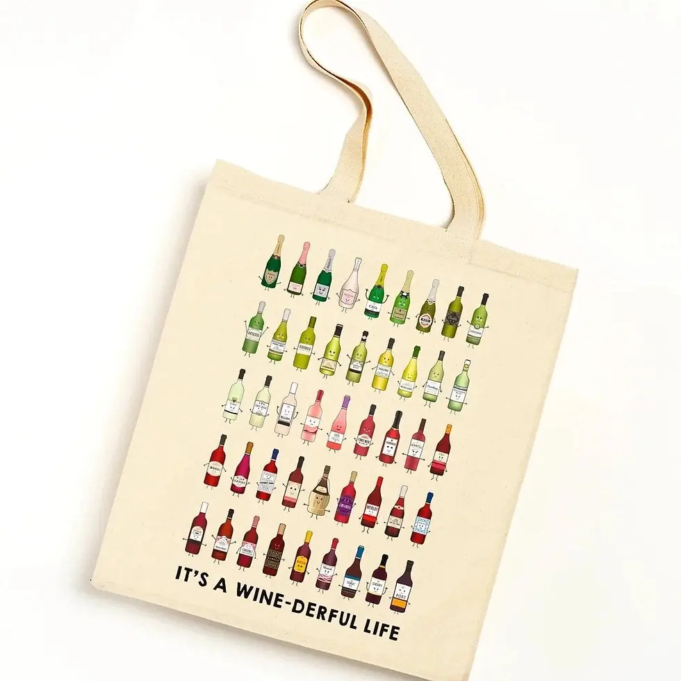 Thumbnail: 'It's A Winederful Life' Tote Bag