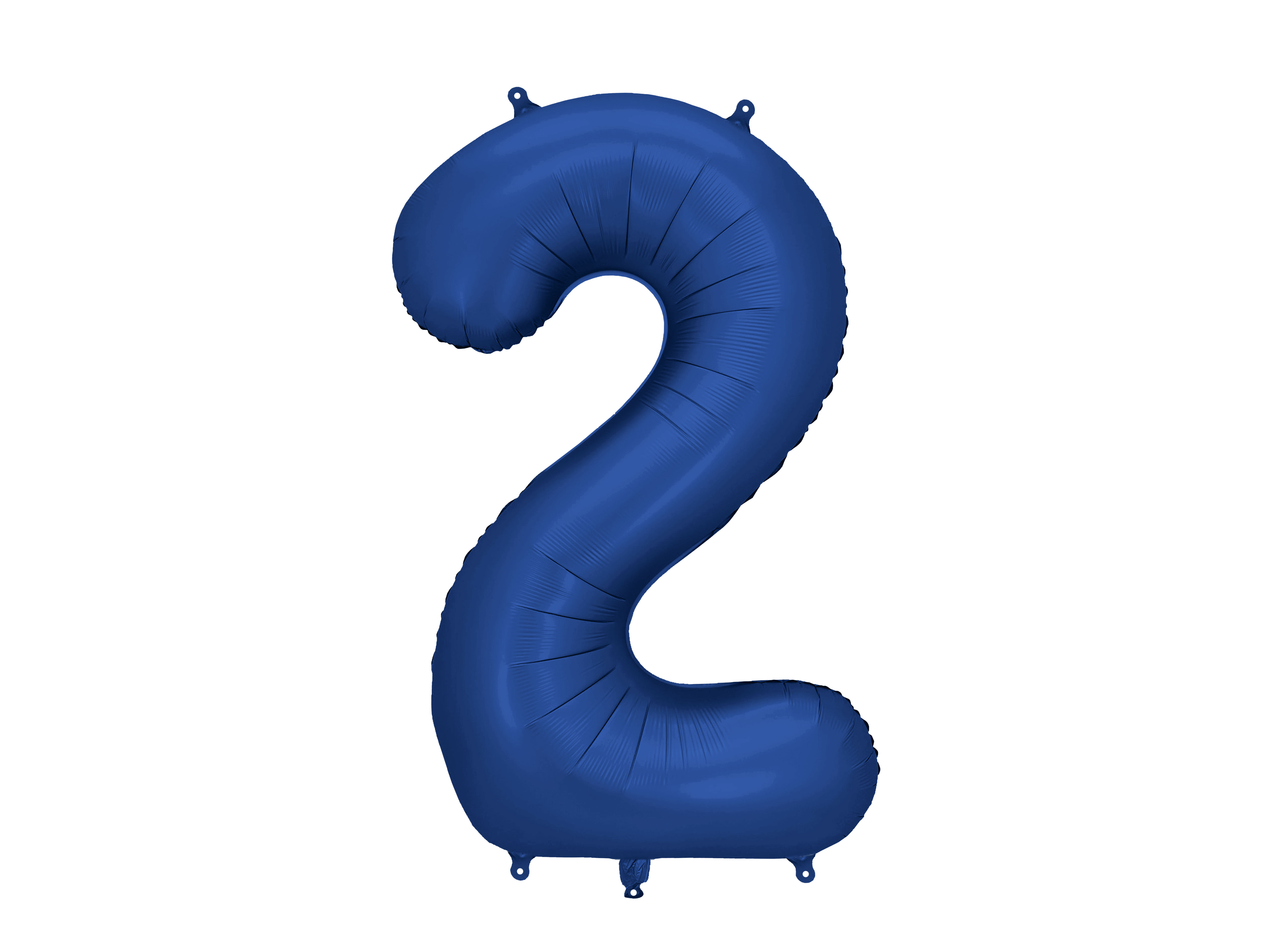 Number “2” Large Foil Helium Balloon | Navy