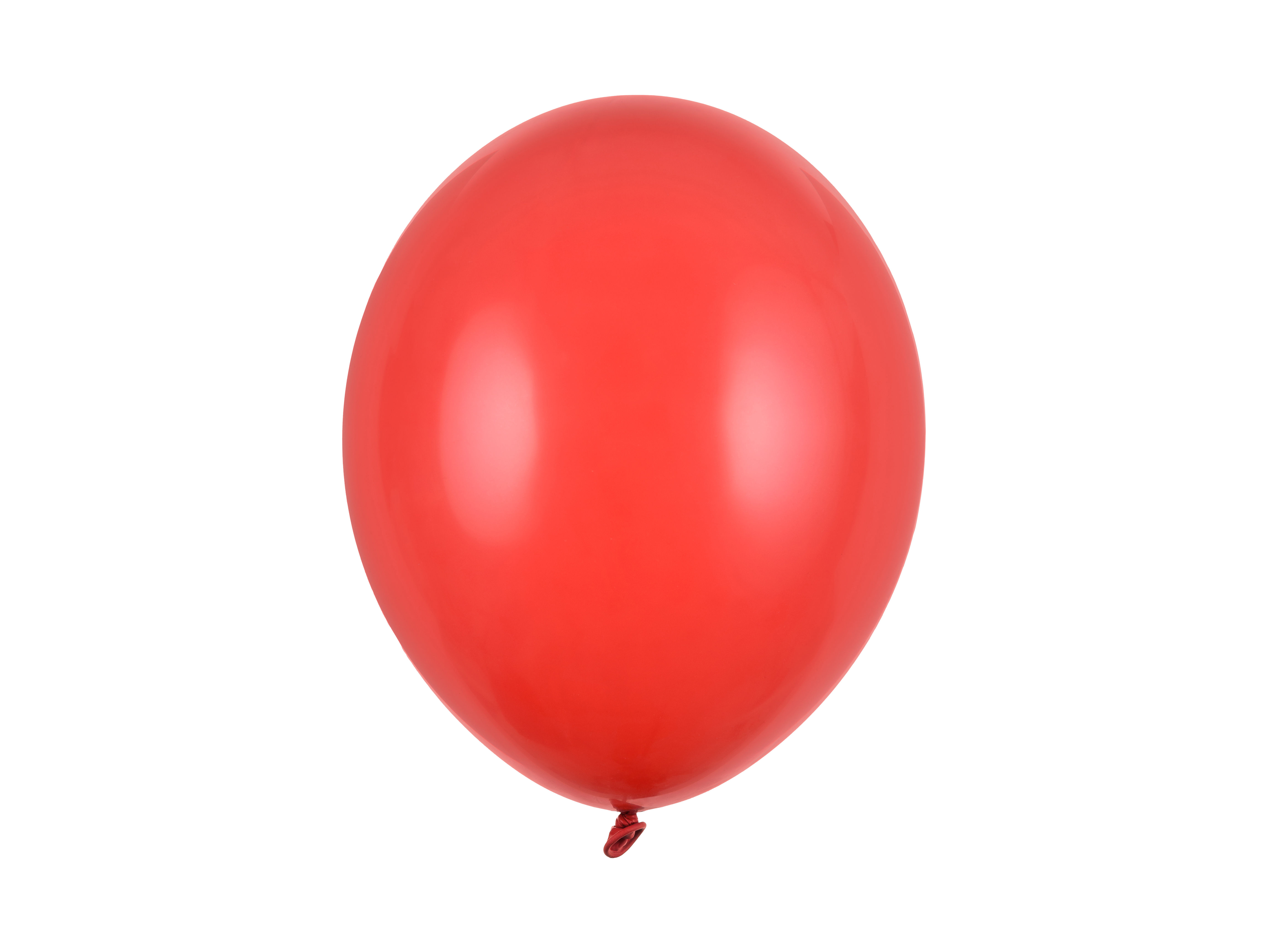 Poppy Red Strong Balloons 30cm, 10pc
