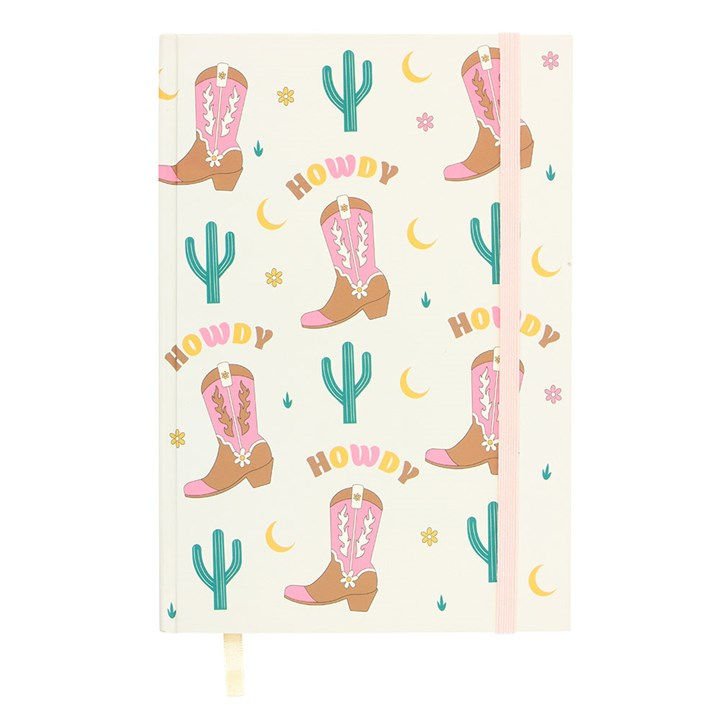 Thumbnail: Cowboy Boot A5 Notebook with Sticker Sheet