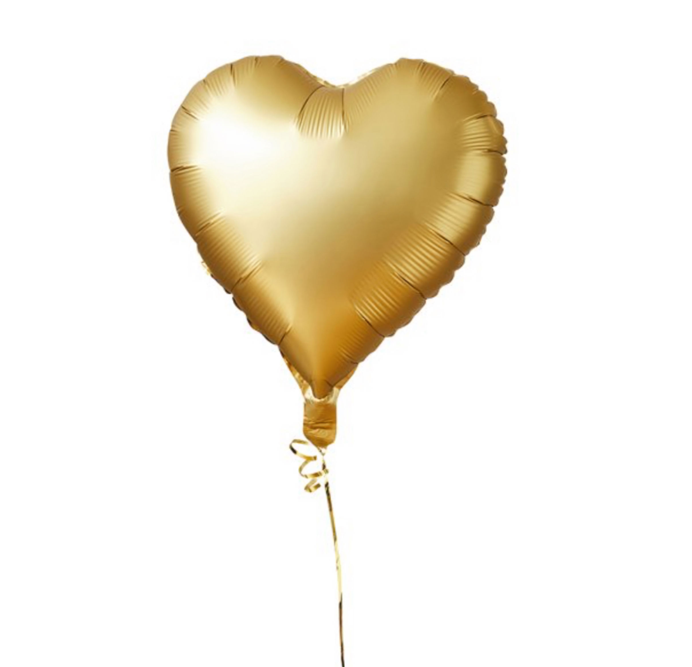 Gold Heart Foil Balloon