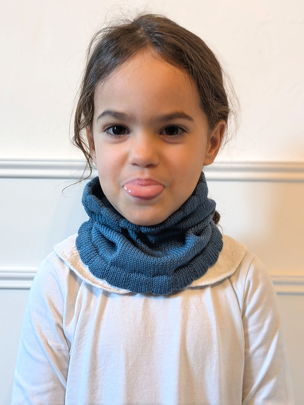 Miniature : snood en laine merinos