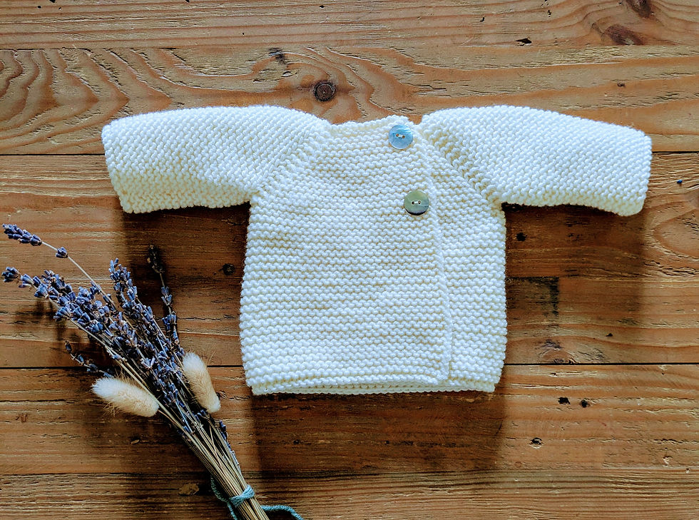 Tricot en mérinos pour bébé prématuré taille 00