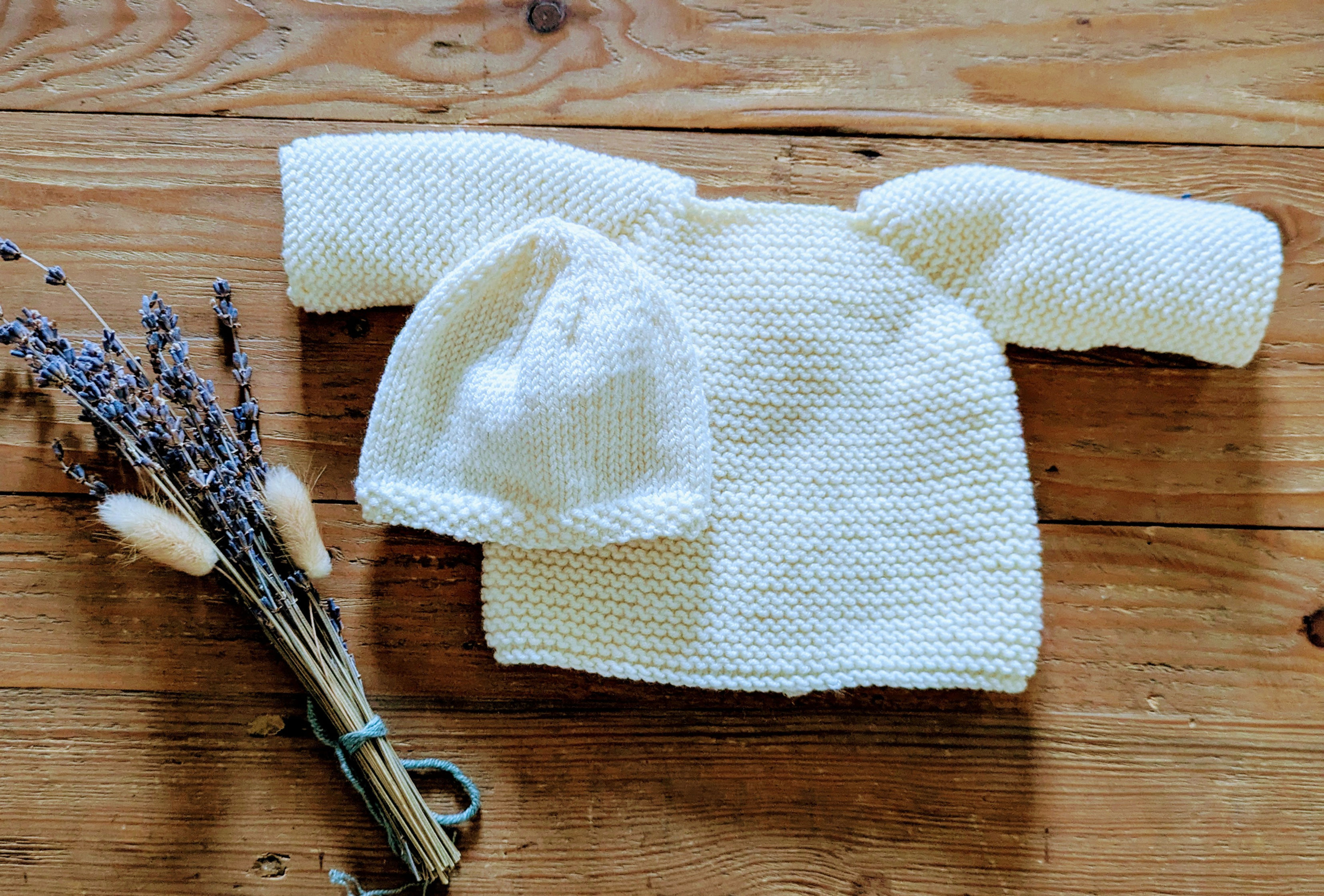 Brassière en mérinos pour prématuré