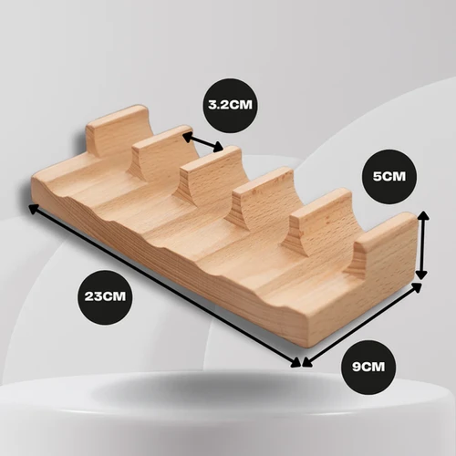 Rockible Sushi Taco Halter Holz - Mehrzweck Ständer Für Sandwiches & Hot Dogs