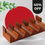 Thumbnail: 5 PC Walnut Wood Sushi Taco Holders