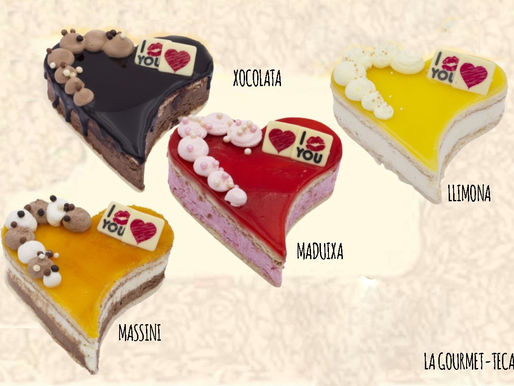 Pastís de Sant Valentí - Pastel de San Valentín