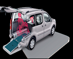Flexi Ramp Citroën Berlingo Belegungsmöglichkeiten
