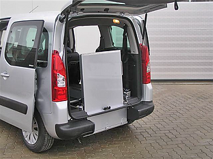 CITROËN Berlingo Heckausschnitt Heckklappe geschlossen