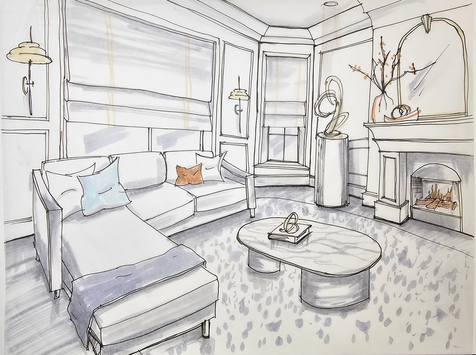 Living Room Concept Sketch