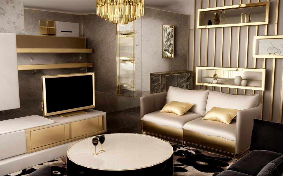 Living Room Rendering Trial