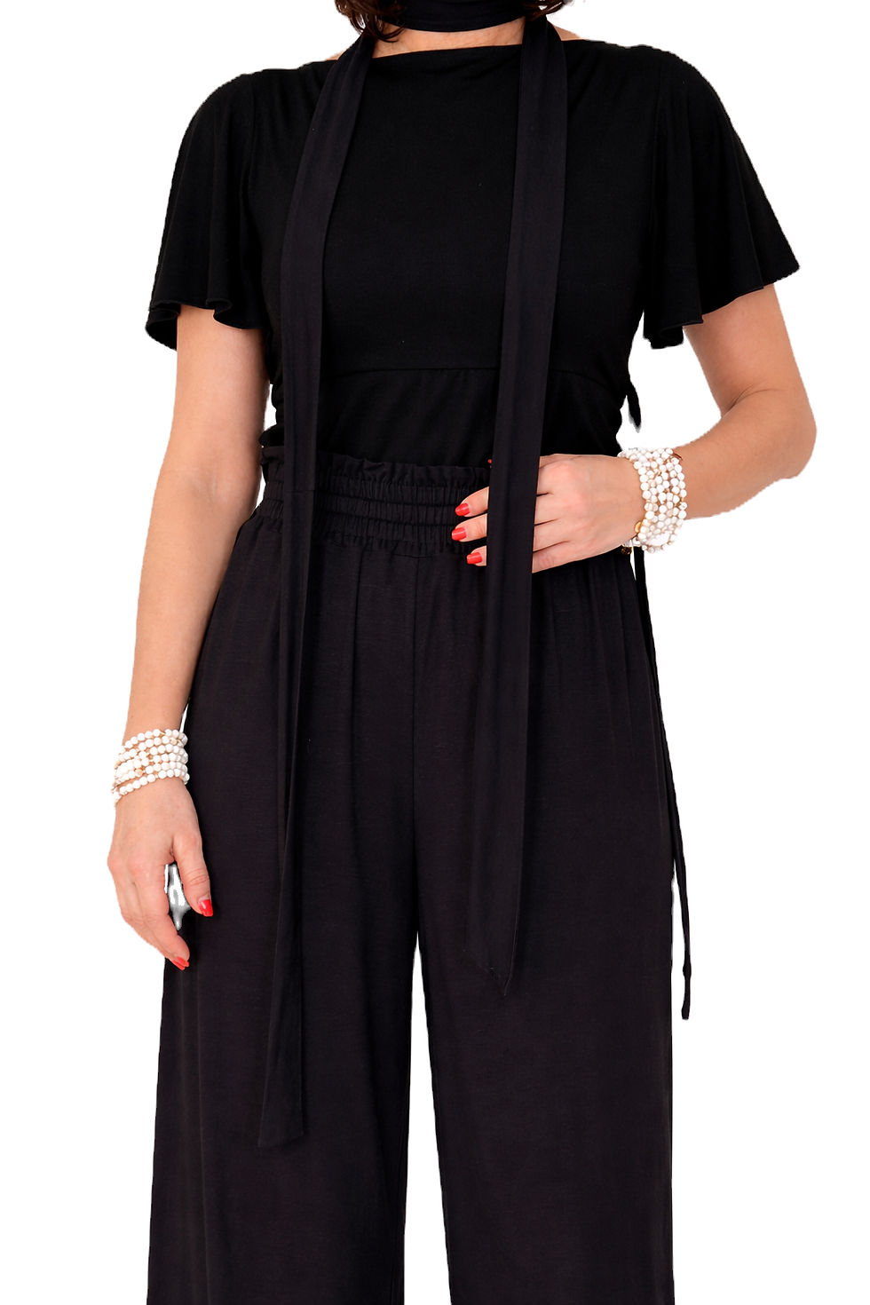 Thumbnail: CLASSIC BUTTERFLY-SLEEVE TOP