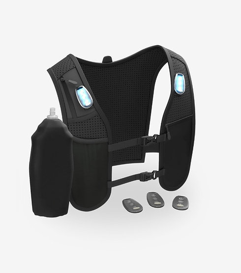 Chaleco Deportivo de Hidratación Ligero Reflectante LED.