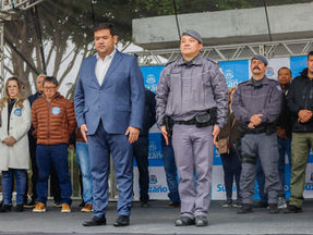 Prefeitura resgata tradição de desfile cívico-militar em Suzano e atrai mil pessoas ao Max Feffer
