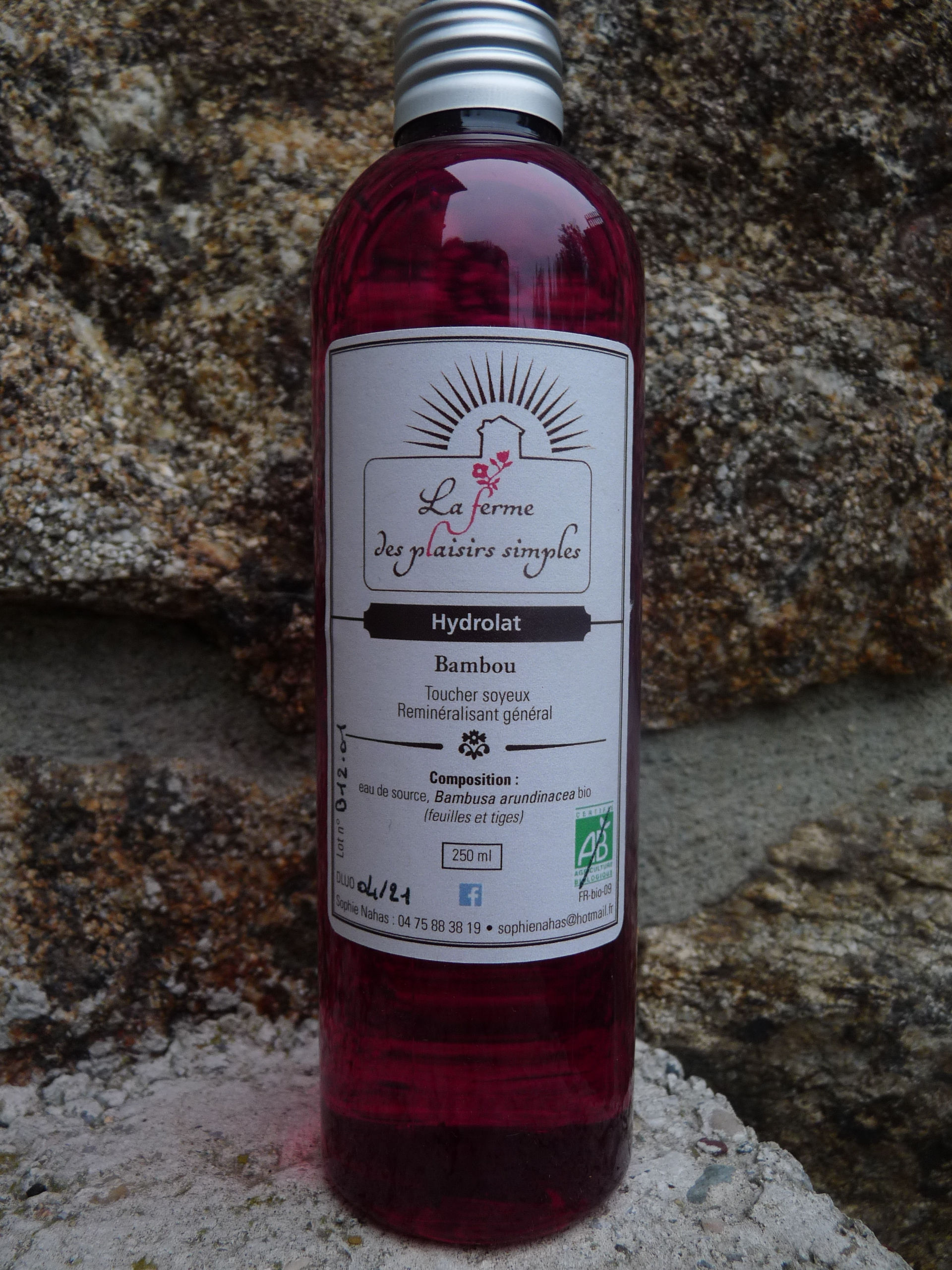 hydrolat direct producteur ardeche bio biodynamie bambou