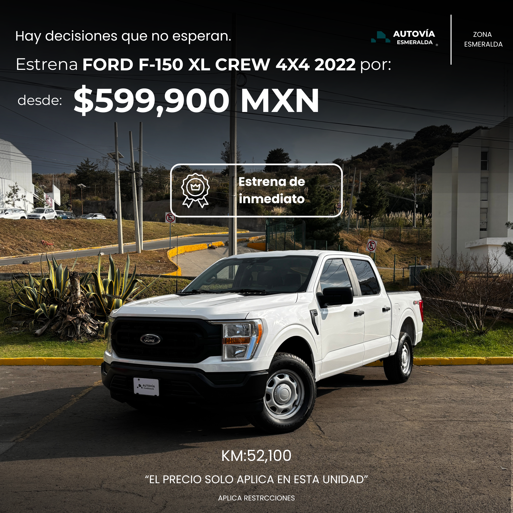 FORD F-150 XL CREW 4X4 2022