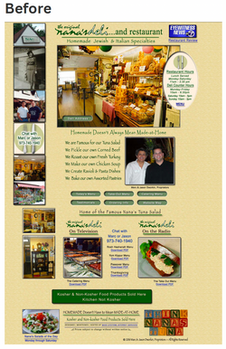 Website Before