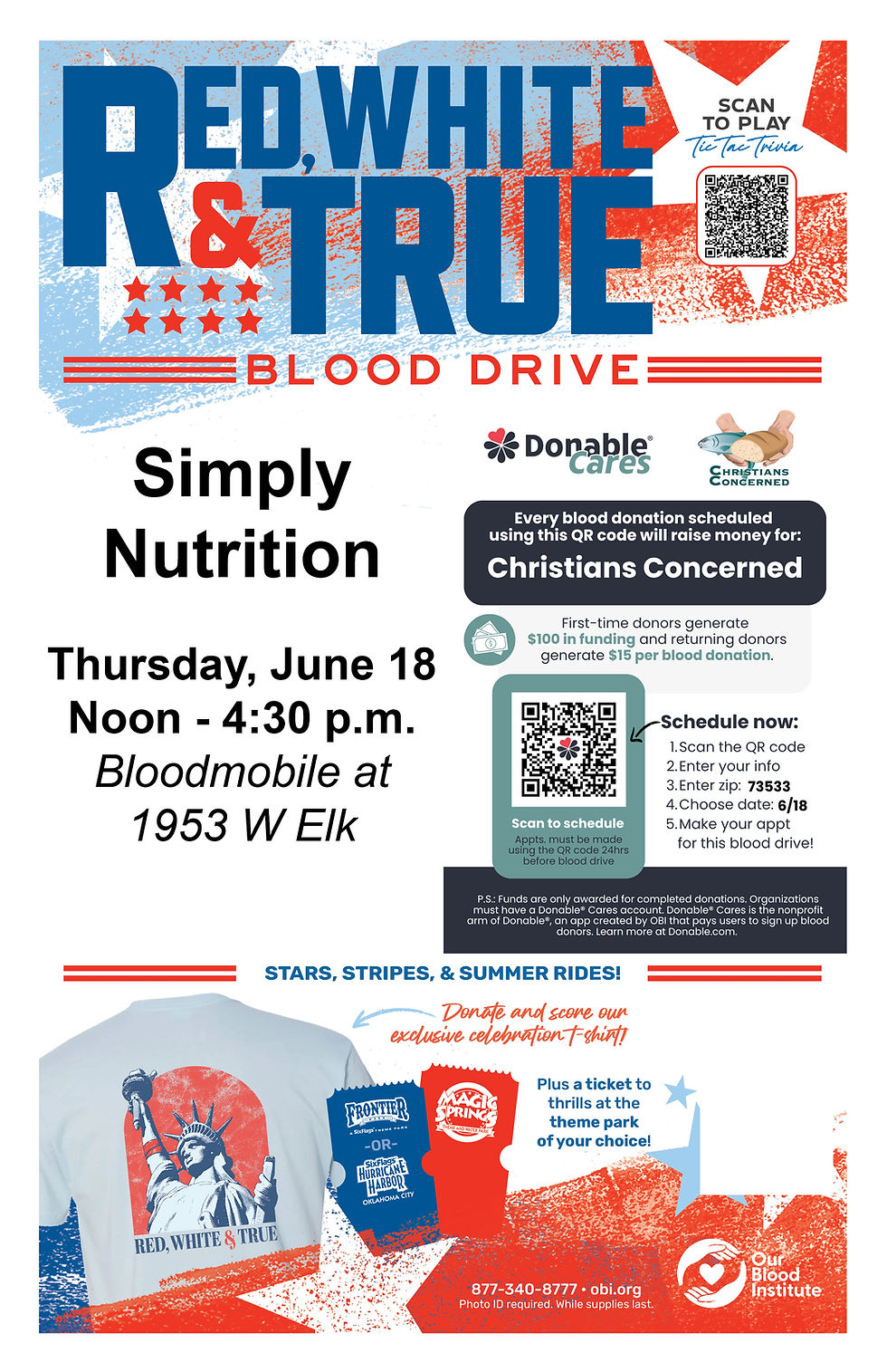 Simply Nutrition Blood Drive