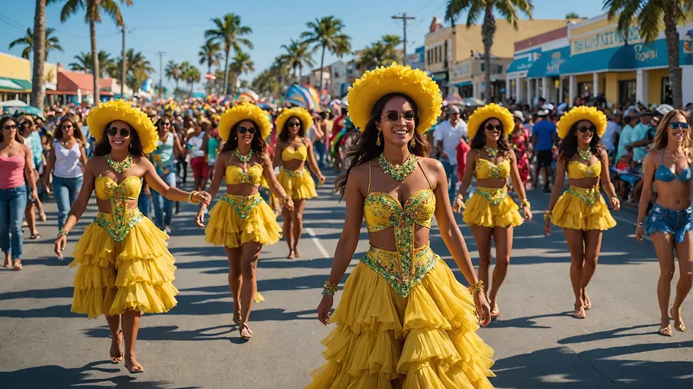 Festival of San Pedro beach parade