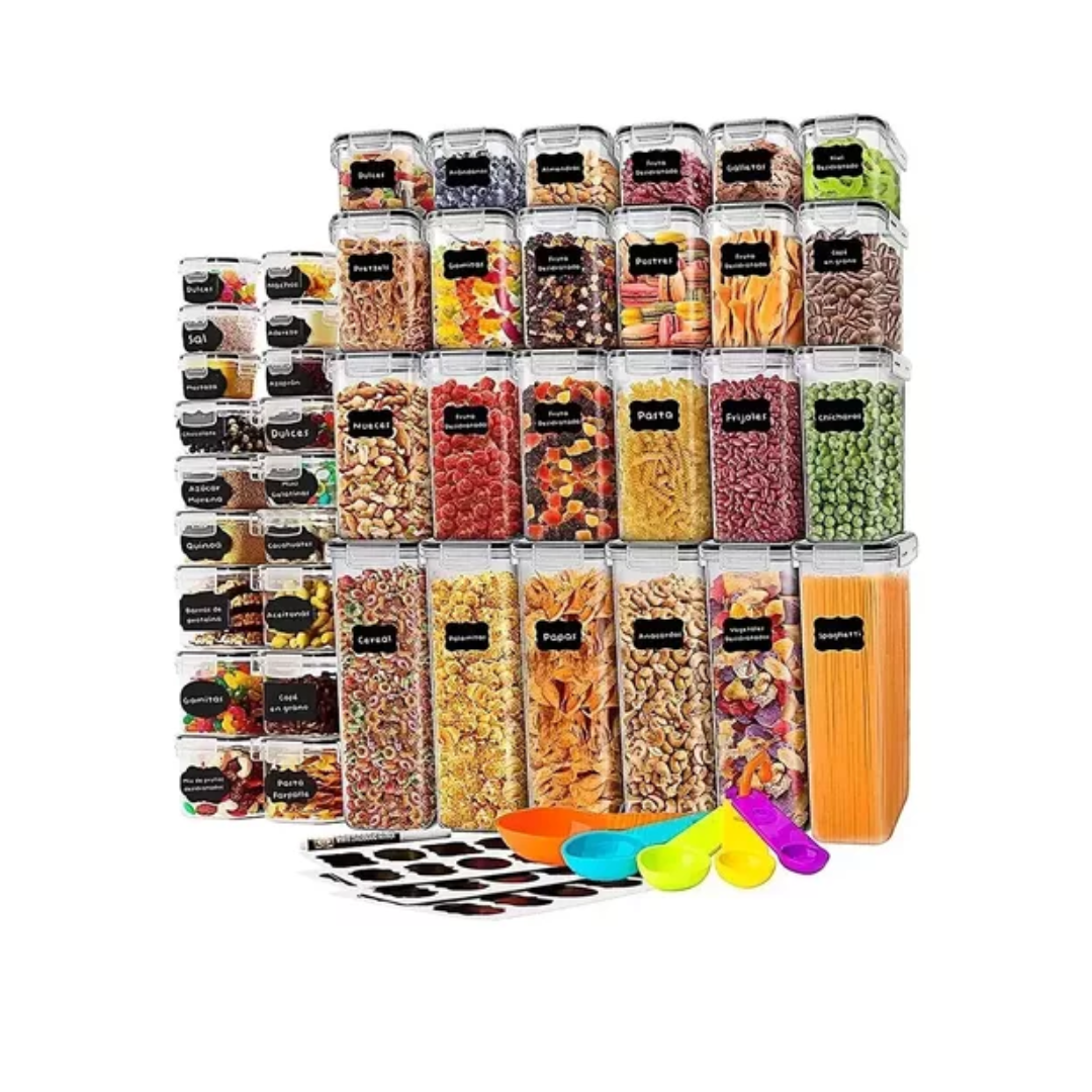 Recipientes herméticos (42 piezas)