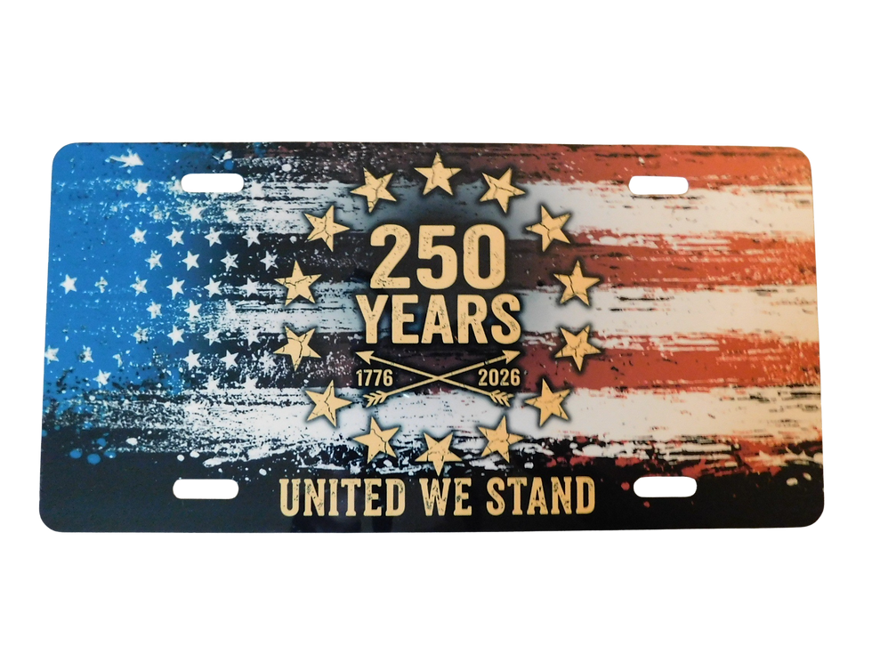 Thumbnail: Decorative 250th Anniversary License Plate
