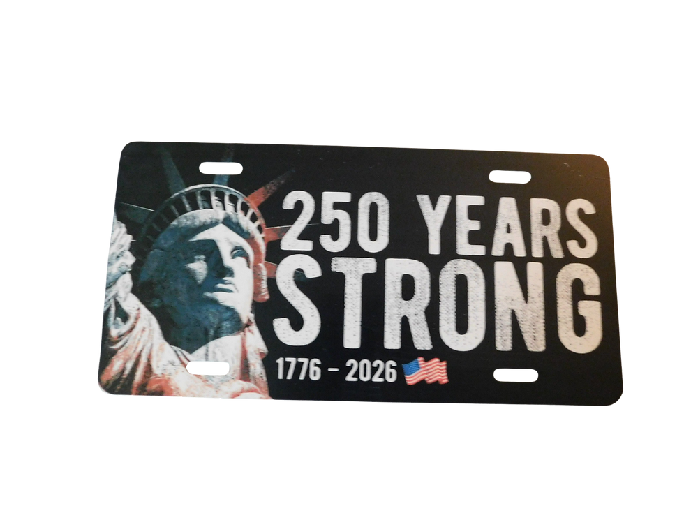 Thumbnail: Decorative 250th Anniversary License Plate